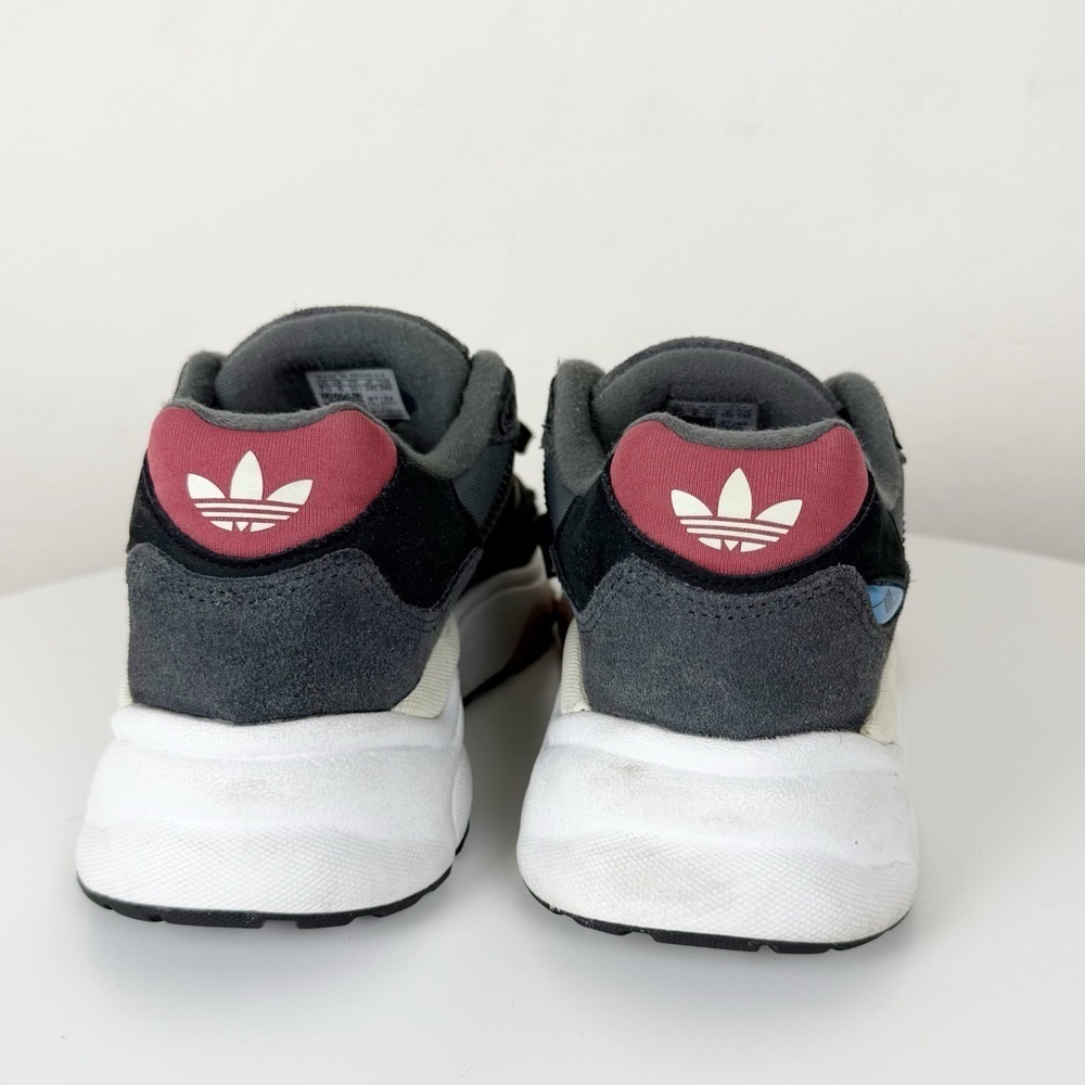 Adidas Retropy F90 Lace Up Sneaker in Dark Grey - Picture 11 of 13
